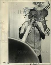1968 Press Photo Jazz man Edward Thomas 