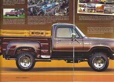 1979 DODGE POWER WAGON WARLOCK II PICKUP RESTORATION 9 PG Color Article picture
