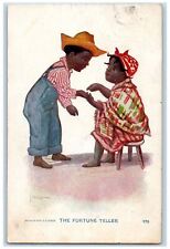 1907 Boy And Girl The Fortune Teller Goshen Indiana IN Posted Antique Postcard picture