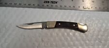 BUCK USA 503 Prince Wood Handle Pocket Knife Nickel Silver picture