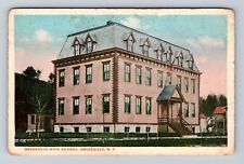 Dolgeville NY-New York, Dolgeville High School, Antique Vintage c1916 Postcard picture