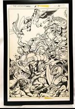 Avengers Annual #7 pg. 30 by Jim Starlin 11x17 FRAMED Original Art Poster Marvel picture