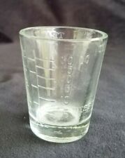 Old Glass Medicine Measure Calibrated Measures Tablespoons Teaspoons Ounces CC picture