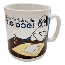 Vintage Big Dog Jumbo Oversize 28 Ounce Coffee Mug Cup 1997 picture
