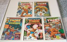 Marvel Comics Group Two-in-One The Thing Lot of 5 #51  #56 #57 #58 #86 picture