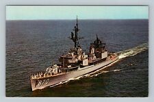 US Navy, U.S.S. Fechteler Destroyer, Sailors, Scrapped 1972 Vintage Postcard picture