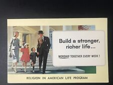 Worship Together Every Week Religion In American Life Program Postcard 92791 picture
