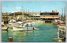 Postcard Fisherman's Wharf  Embarking Landing Point Fishing Industry CA   I3 picture