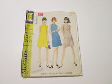 Vtg McCall’s Pattern #9071 Misses Front Yoked Dress Size 14 CUT 1967 picture