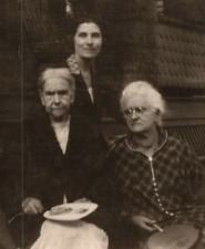 7Y Photograph Vintage Portrait Cute Old Old Elderly Woman Women Group picture