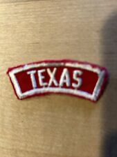 Texas red and white community / state strips picture