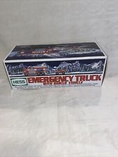 2005 HESS EMERGENCY TRUCK WITH RESCUE VEHICLE- NEW OPEN BOX picture