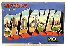 Vintage St. Louis Missouri Postcard Souvenir Booklet 18 Images picture