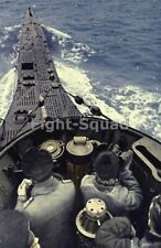 WW2 Picture Photo View from the Conning Tower of U-331 German U.Boat  4069 picture