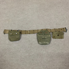 WWII US Army WW2 Military Belt 1945 Lawrence Prod. Co Stansales Japan picture