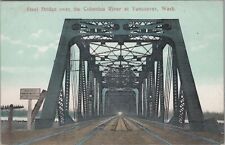 Postcard Steel Bridge Over Columbia River Vancouver Washington WA  picture