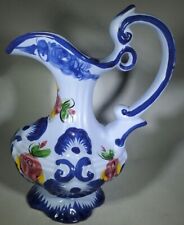 Vintage Small Hand Painted Pitcher/Vase Made in Portugal picture