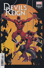 DEVIL'S REIGN OMEGA (LUBERA VARIANT)(2022) COMIC BOOK ~ Marvel Comics picture