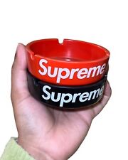 First Supreme Ceramic Ashtray Black & Red Set SS 2008 picture