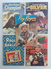 Lot Of 5 Dell Comics, Roy Rogers, Gene Autry, Raggedy Ann picture