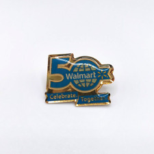 RARE Walmart 50th Anniversary Employee Lapel Pin GUC picture