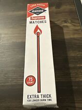 Supreme x Diamond Matches Pack Of 75 Extra Thick Matches picture