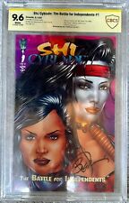 Shi/Cyblade: The Battle for Independents #1 CBCS 9.6 Comic Signed by Billy Tucci picture