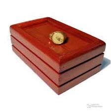 Magic Rattle Ring Box – Large deluxe wood finish collectable magic trick picture