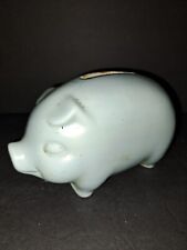 Antique Light Blue Piggy Bank picture