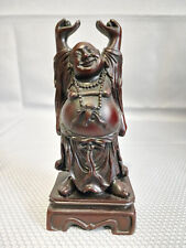 Chinese Style Heavy Resin Anti-Stress Buddha Both Hands In The Air 5 1/2