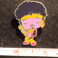 Jimi Hendrix Figural pin Authentic silver tone tie tack lapel pin Funko 2023 picture