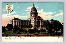 Austin TX-Texas, State Capitol, Antique, Vintage Souvenir Postcard picture