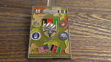 USFOR A ISAF Afghanistan Joint Operations J-3 PMO Operations SGT Challenge Coin picture