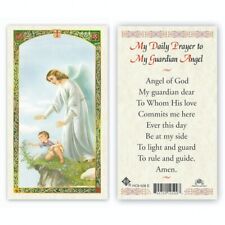 My Daily Prayer to My Guardian Angel (boy) - Paperstock Holy Card 508ENL picture