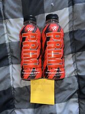 Prime Hydration WWE (Red & Black) In Hand, Ready To Ship  (2 PK) picture