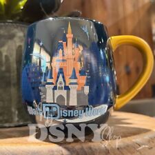 2024 Walt Disney World Four Parks Icons Castle Spaceship Earth Ceramic Mug New. picture