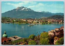 Postcard  Luzern mit Pilatus, Switzerland H8 picture