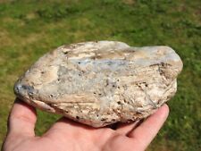 LARGE Blue Agate in host stone. Floater Bands Crystal Caves Chalcedony 2lbs+ picture