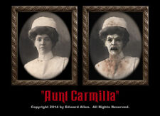 Aunt Carmilla 5x7 Haunted Memories Changing Portrait Halloween Lenticular  picture