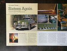 1949 Packard Eight 4-Page Original Color Article 324 picture