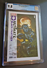MARVEL ULTIMATE BLACK PANTHER #1 CGC 9.8 WH PAGES 4/24 HILL STORY CASELLI ART picture