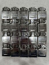 (20) Zippo Chrome Lighter Inserts New Never struck Lot Of (20) Vintage Year 2012 picture