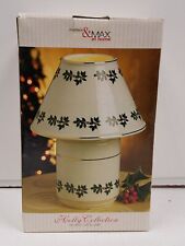 Madison & Max at Home Holly Collection Two-Piece Ceramic Candle Lamp picture