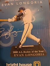 Evan Longoria Autographed Action Figure Rookie of the year picture