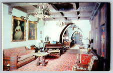 c1960s First Floor Music Room Castle California Vintage Postcard picture