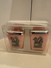 Vintage Pink Plastic Florida Salt And Pepper Shakers  picture