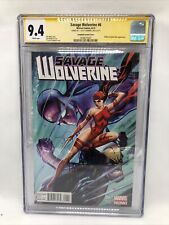 Savage Wolverine #6 Signed J. Scott Campbell 1:50 Variant Cover CGC SS 9.4 HTF picture