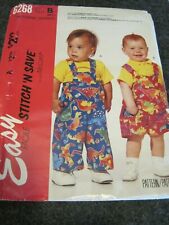 INFANT'S ROMPER & TOPS Vintage McCALL'S 6268 Easy Sewing Pattern UNCUT picture