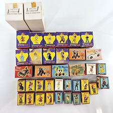 Vintage Marx Elm Disneykins EMPTY BOX LOT of 38 Miniatures Original Magic Marxie picture