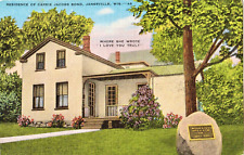 Carrie Jacobs Bond House, Janesville, Wisconsin WI unposted antique postcard picture